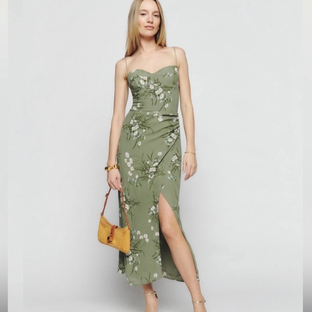 Reformation Kourtney Dress in Bonita